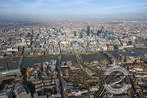 Southwark from the air