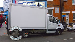 Bellingham parked removal van