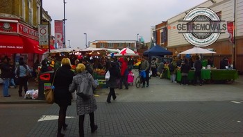 Open market in Dalston